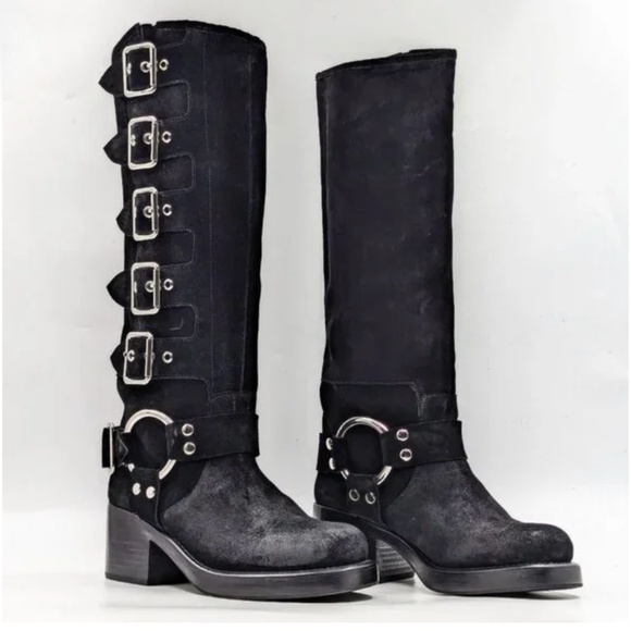 Jeffrey Campbell Trouble Harness Boots - Picture 1 of 1